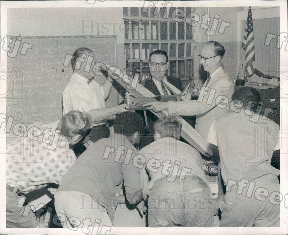 1956 Chicago, Illinois Cook County Sheriff Joseph Lohman Press Photo adv207 - Historic Images