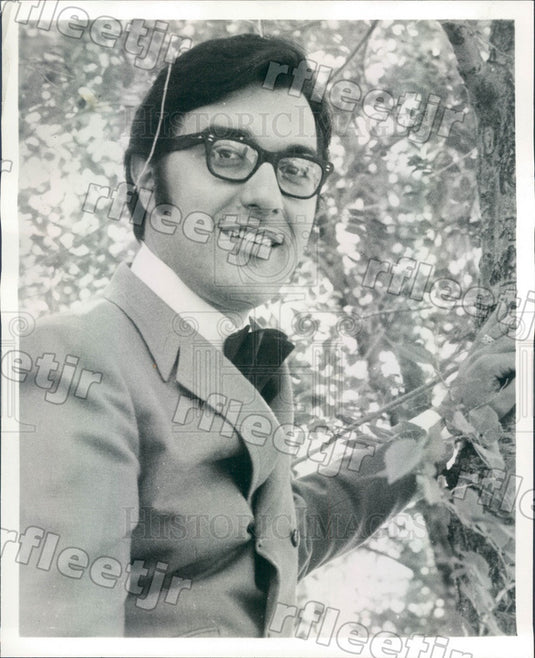1971 Chicago, IL Singer Danny Long of the Danny Long Trio Press Photo adv219 - Historic Images