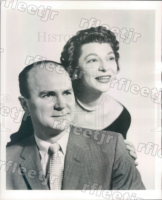 1962 Actors Gertrude & Robert Breen Press Photo adv245 - Historic Images