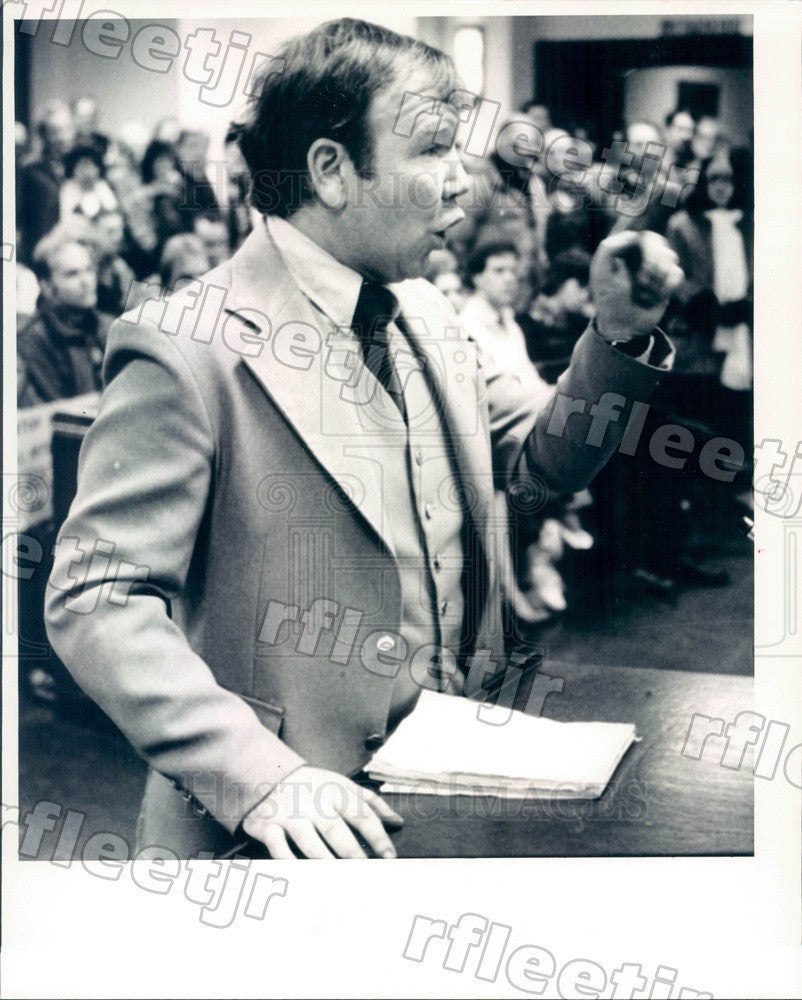 1985 Cicero, Illinois Can-Do Organization Leader David Boyle Press Photo adv297 - Historic Images