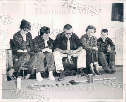 1960 Chicago, IL Bud Boyd, Wilderness Experiment Subject Press Photo adv309 - Historic Images