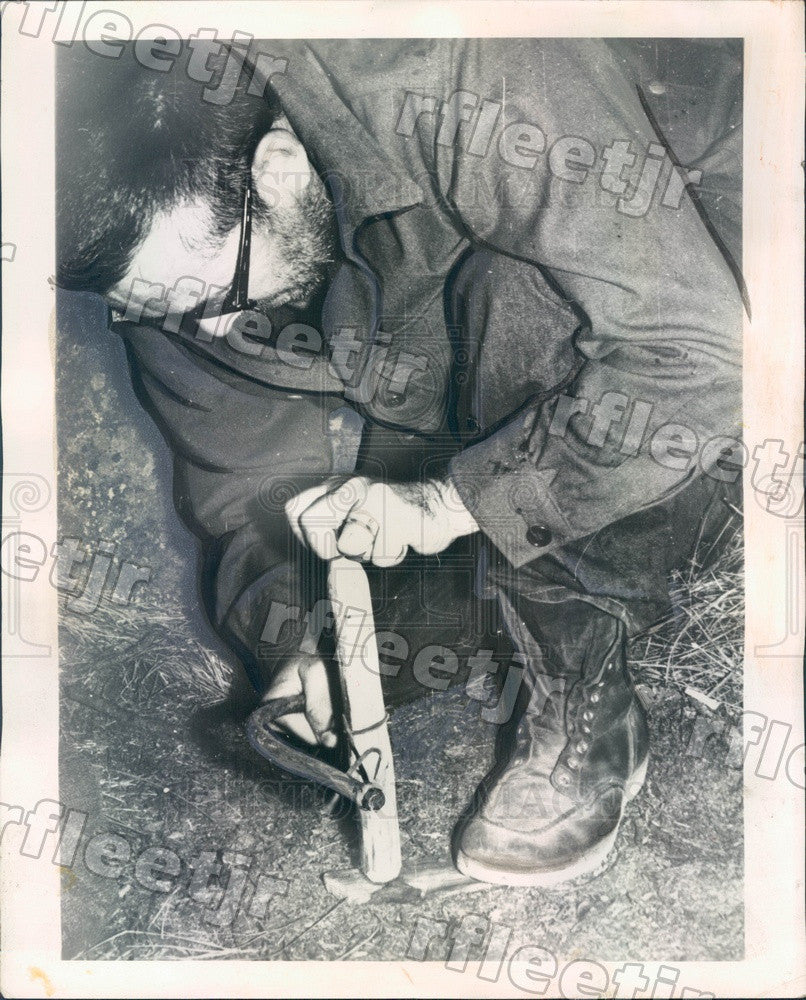 1960 Chicago, IL Bud Boyd, Wilderness Experiment Subject Press Photo adv313 - Historic Images