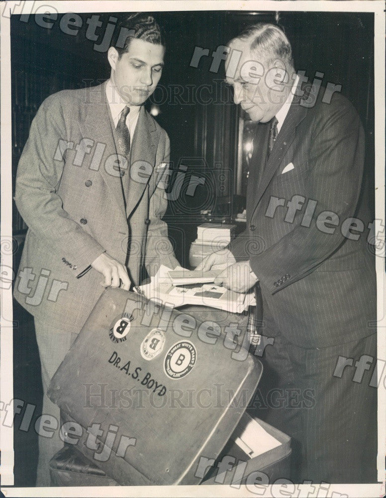 1939 Panama Acting President, Augusto Samuel Boyd &amp; Son Press Photo adv315 - Historic Images