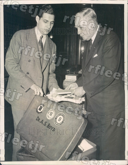 1939 Panama Acting President, Augusto Samuel Boyd & Son Press Photo adv315 - Historic Images