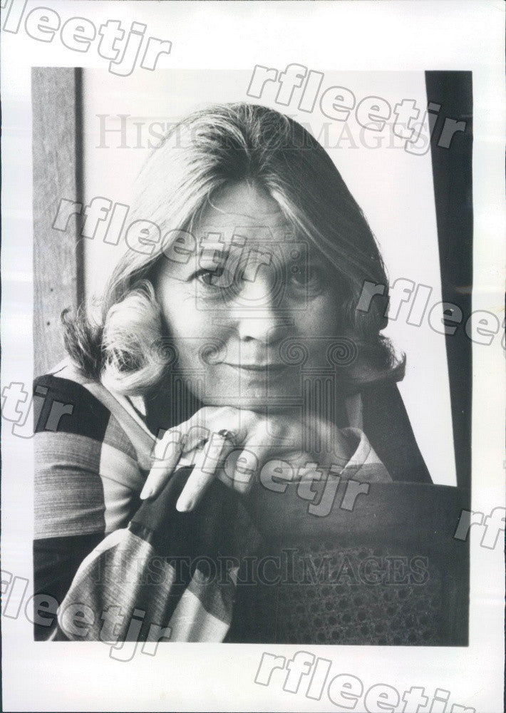 1976 Broadway &amp; TV Actress Anne Edwards Press Photo adv353 - Historic Images
