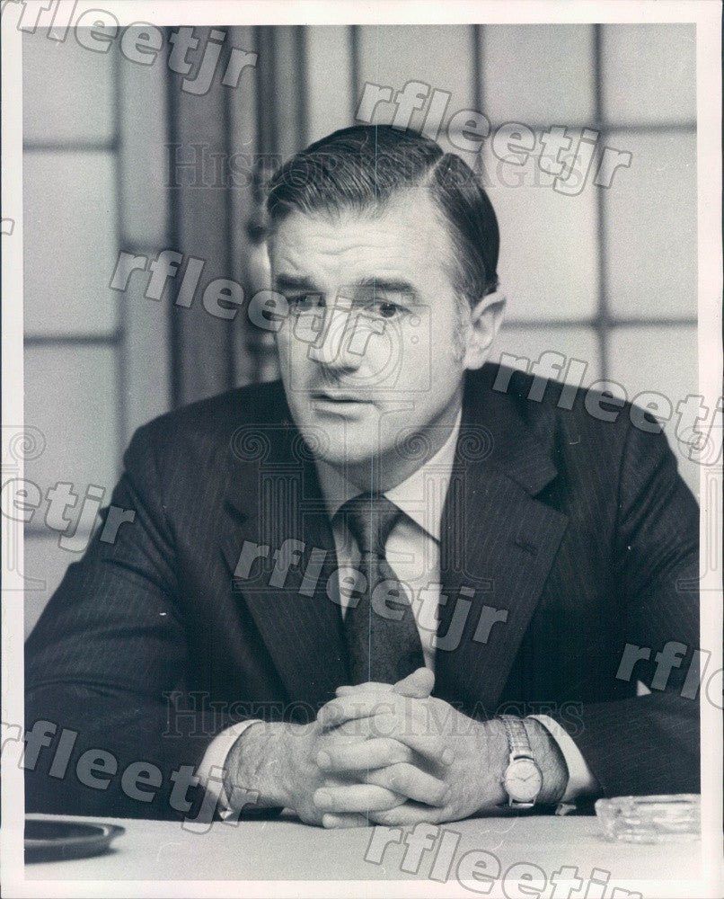 1972 Harvard University President Derek Bok Press Photo adv399 - Historic Images