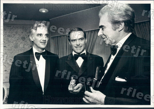 1988 Harvard Univ President Derek Bok, Marshall Field Press Photo adv401 - Historic Images