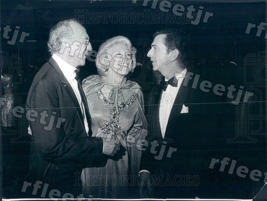 1974 Chicago Lyric Opera Benefactor JW & Mrs. Fisher Press Photo adv407 - Historic Images