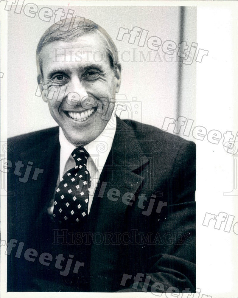 1985 American Stock Trader Ivan Boesky, Wall Street Insider Press Photo adv419 - Historic Images