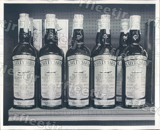 1983 Cutty Sark Watercolor by Chicago Artist Marianne Boers Press Photo adv431 - Historic Images