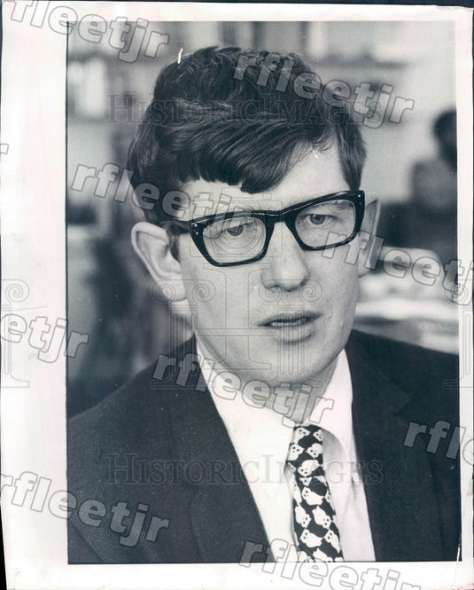 1974 Chicago, IL Vernon Boerman, Save WEFM Citizens Committee Press Photo adv433 - Historic Images