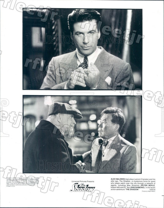 1994 Actors Alec Baldwin, Peter Boyle, Sab Shimono in Film Press Photo adv441 - Historic Images