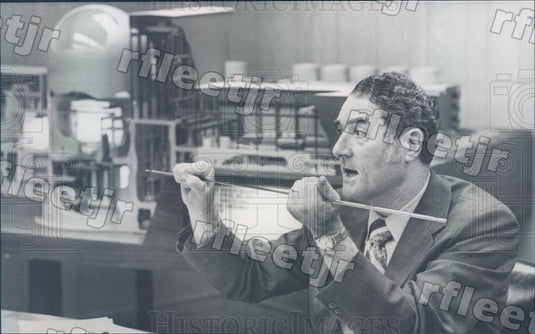 1972 Milton Shaw, US Atomic Energy Commission Press Photo adv467 - Historic Images