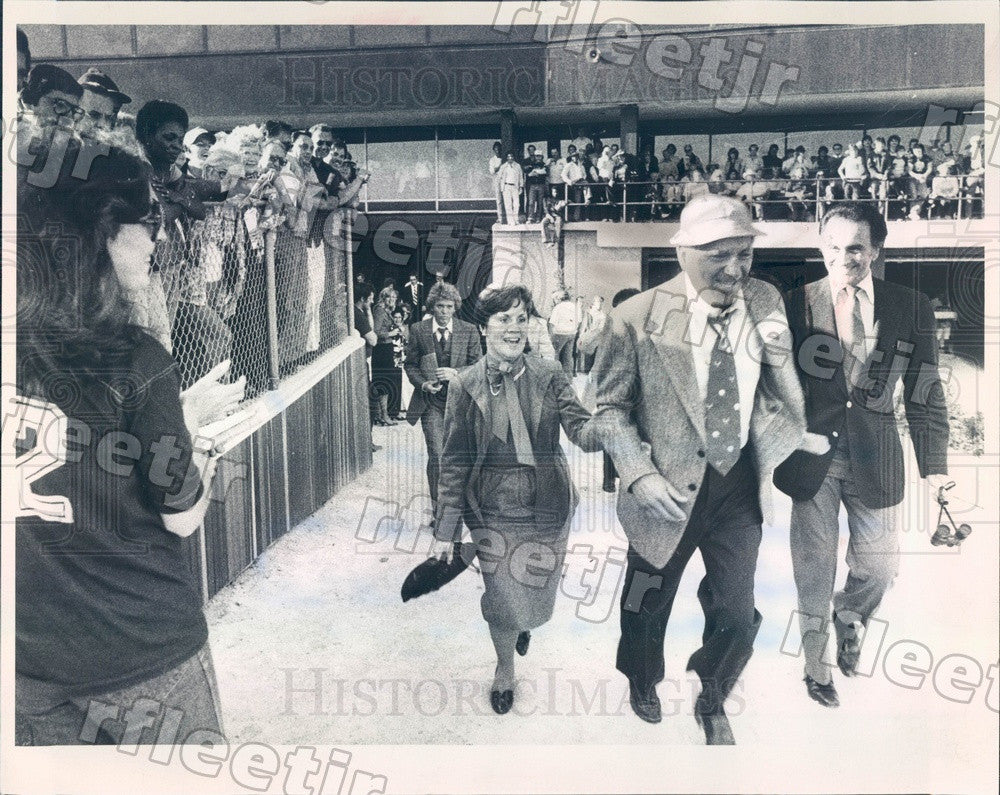 1980 Actor Jack Klugman at Hawthorne Race Track, Chicago Press Photo adv471 - Historic Images