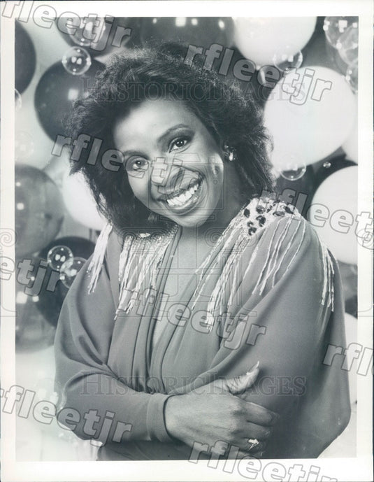 1986 Grammy Winning Soul Singer Gladys Knight Press Photo adv491 - Historic Images