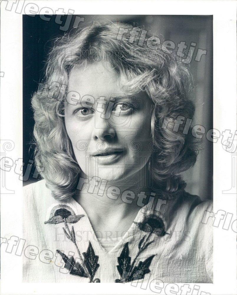 1977 Emmy Winning Actress Shirley Knight Press Photo adv499 - Historic Images