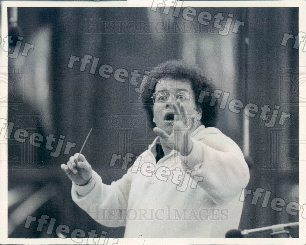 1980 Metropolitan Opera Conductor James Levine Press Photo adv49 - Historic Images