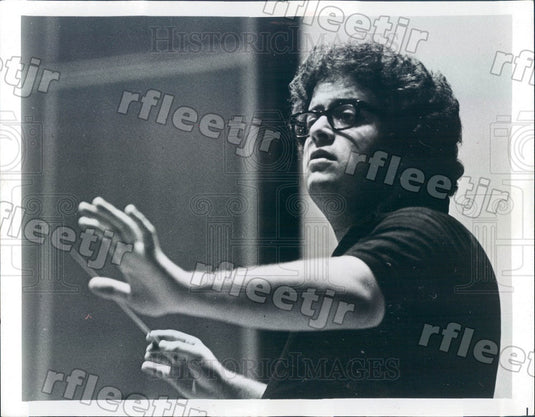 1973 Metropolitan Opera Conductor James Levine Press Photo adv51 - Historic Images