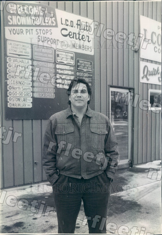 1990 Reserve, WI Gaiashkibos, Lac Court Oreilles Chippewas Press Photo adv529 - Historic Images