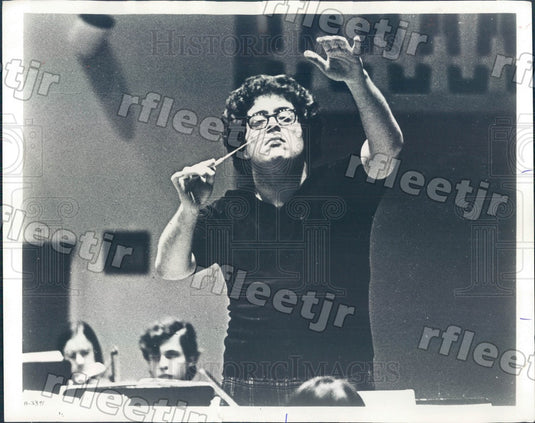1974 Metropolitan Opera Conductor James Levine Press Photo adv53 - Historic Images