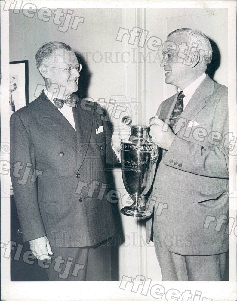 Undated Chicago Sun Publisher Marshall Field Press Photo adv549 - Historic Images