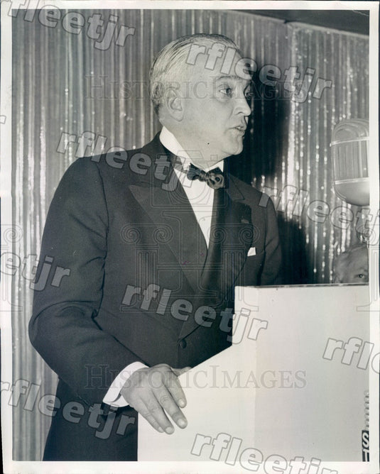 1942 Chicago Sun Publisher Marshall Field Press Photo adv555 - Historic Images