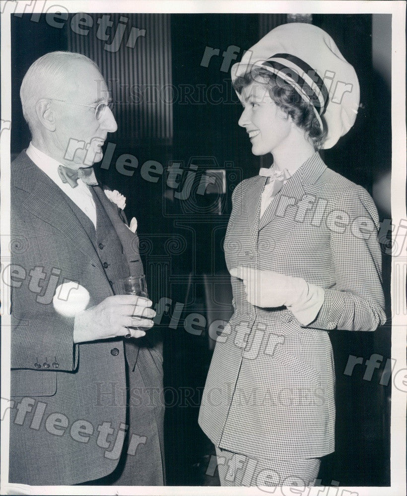 1952 Chicago, Illinois Marshall Field Exec Stanley Field Press Photo adv589 - Historic Images