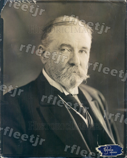 Undated Chicago Daily News Publisher Victor Lawson, AP Pres Press Photo adv83 - Historic Images