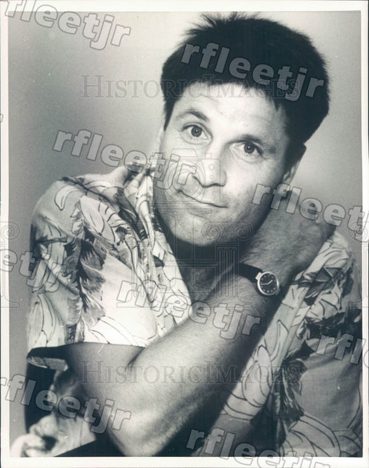 1987 American Actor Terence Knox Press Photo adv87 - Historic Images