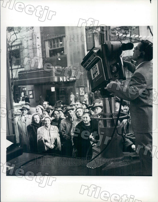 1986 NBC Today Show Filming in New York City in 1955 Press Photo adw1001 - Historic Images