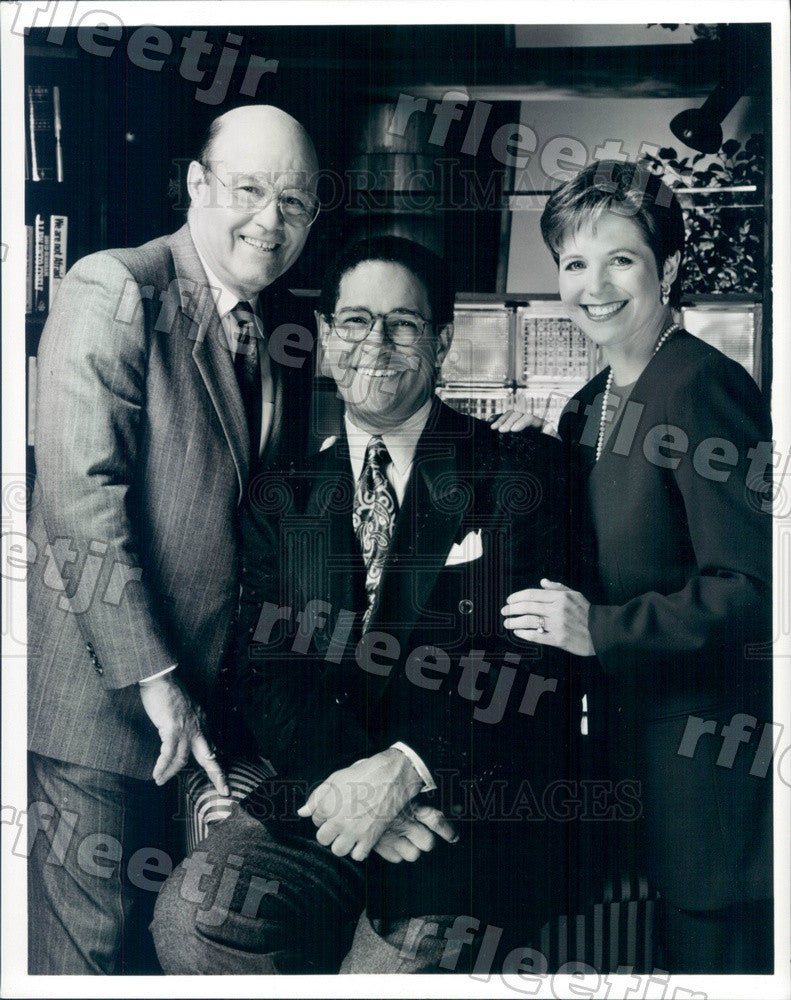 1991 NBC Today Show Hosts Joe Garagiola, Bryant Gumbel Press Photo adw1003 - Historic Images