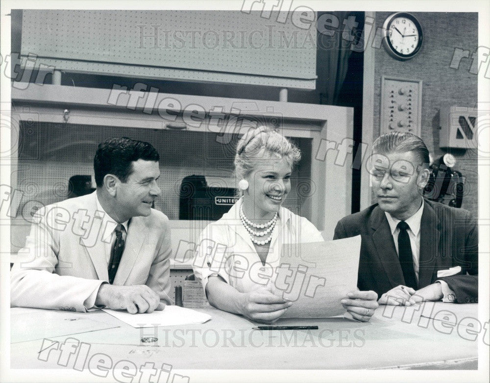 1986 NBC Today Show Hosts Frank Blair, Jack Lescoulie Press Photo adw1023 - Historic Images