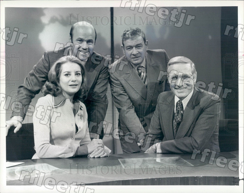 1986 NBC Today Show Hosts Barbara Walters, Joe Garagiola Press Photo adw1041 - Historic Images