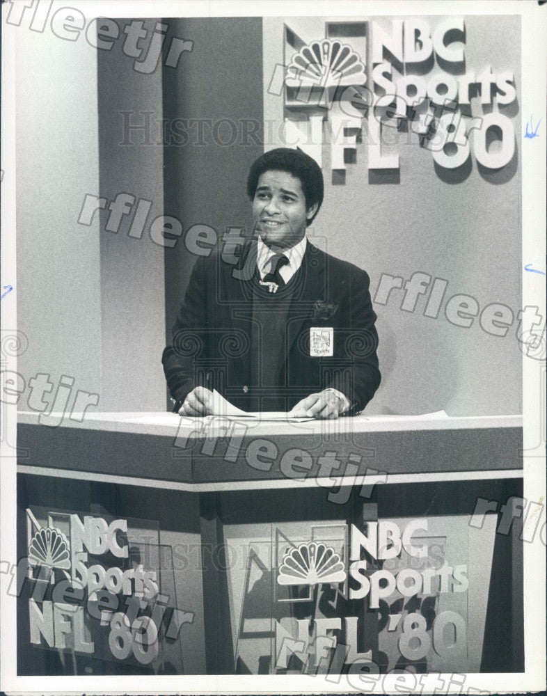1980 NBC Today Show Host Bryant Gumbel Press Photo adw1045 - Historic Images