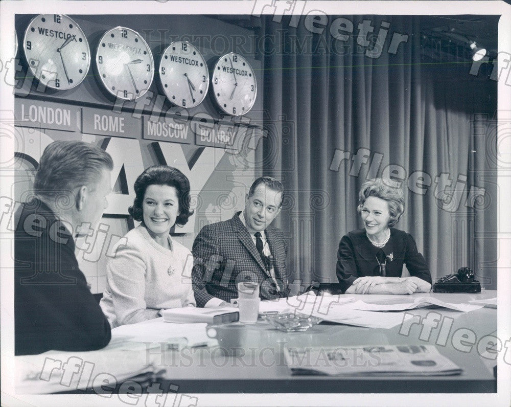 1964 NBC Today Show Hosts Hugh Downs, Jack Lescoulie Press Photo adw1059 - Historic Images