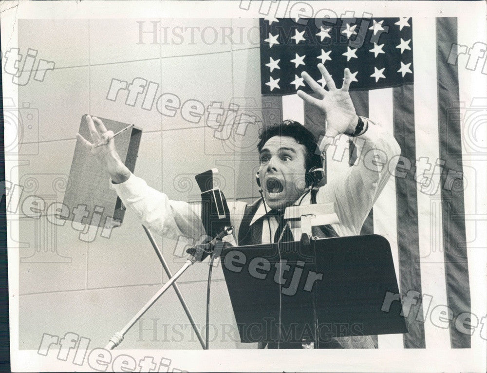 1975 Actor Paul Shenar in The Night That Panicked America Press Photo adw105 - Historic Images