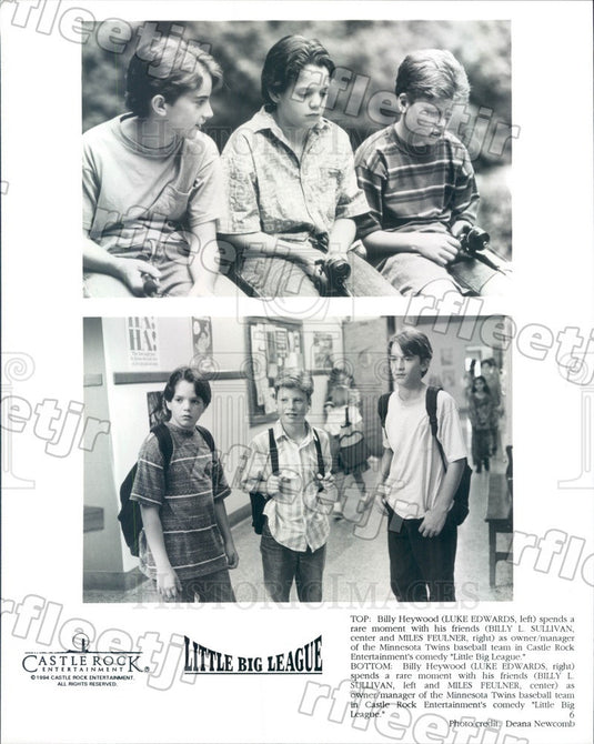 1994 Actors Luke Edwards, Billy Sullivan, Miles Feulner Press Photo adw1071 - Historic Images