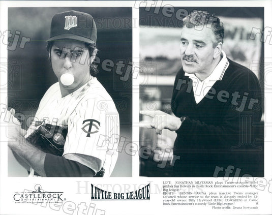 1994 Actors Jonathan Silverman & Dennis Farina in Film Press Photo adw1075 - Historic Images