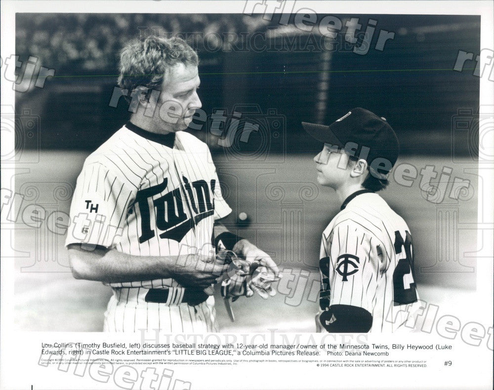 1994 Actors Timothy Busfield &amp; Luke Edwards in Film Press Photo adw1079 - Historic Images