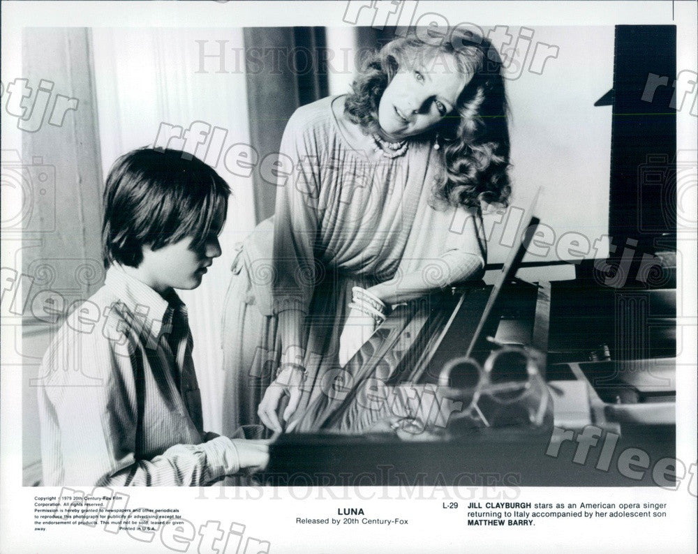 1979 Actors Jill Clayburgh &amp; Matthew Barry in Film Luna Press Photo adw1089 - Historic Images