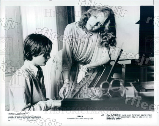 1979 Actors Jill Clayburgh & Matthew Barry in Film Luna Press Photo adw1089 - Historic Images