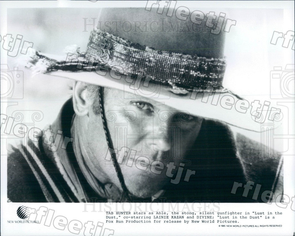 1985 Actor Tab Hunter in Film Lust in the Dust Press Photo adw1097 - Historic Images