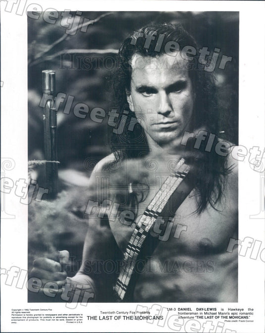 1992 Oscar Winning Actor Daniel Day-Lewis in Film Press Photo adw1145 - Historic Images