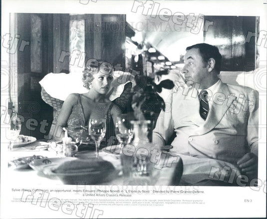 1983 Actors Philippe Noiret & Fanny Cottencon in Film Press Photo adw1153 - Historic Images