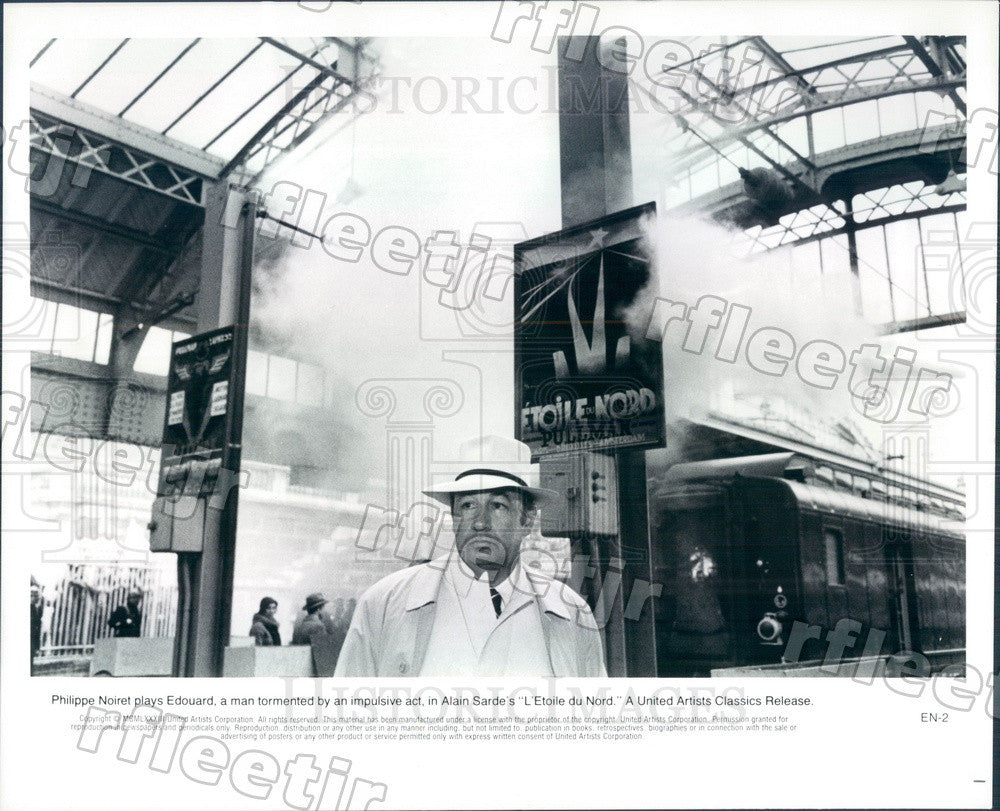 1983 French Actor Philippe Noiret in Film L&#39;Etoile du Nord Press Photo adw1155 - Historic Images