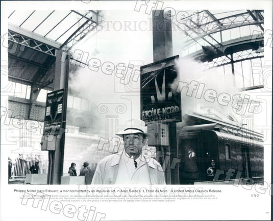 1983 French Actor Philippe Noiret in Film L'Etoile du Nord Press Photo adw1155 - Historic Images