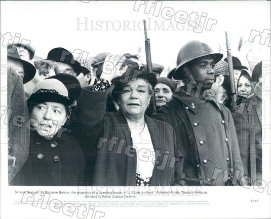 1983 Oscar Winning French Actress Simone Signoret in Film Press Photo adw1157 - Historic Images