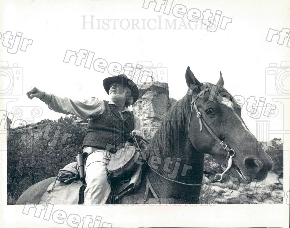 1987 Grammy Winning Country/Pop Singer, Actor Kenny Rogers Press Photo adw233 - Historic Images