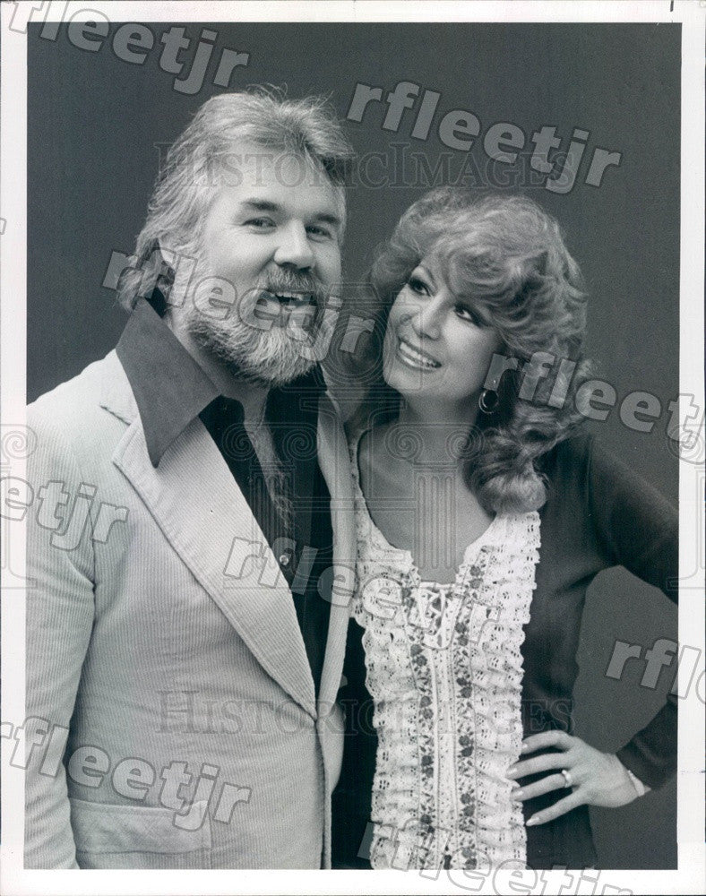 1978 Country Music Singers Kenny Rogers &amp; Dottie West Press Photo adw235 - Historic Images