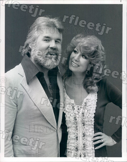 1978 Country Music Singers Kenny Rogers & Dottie West Press Photo adw235 - Historic Images